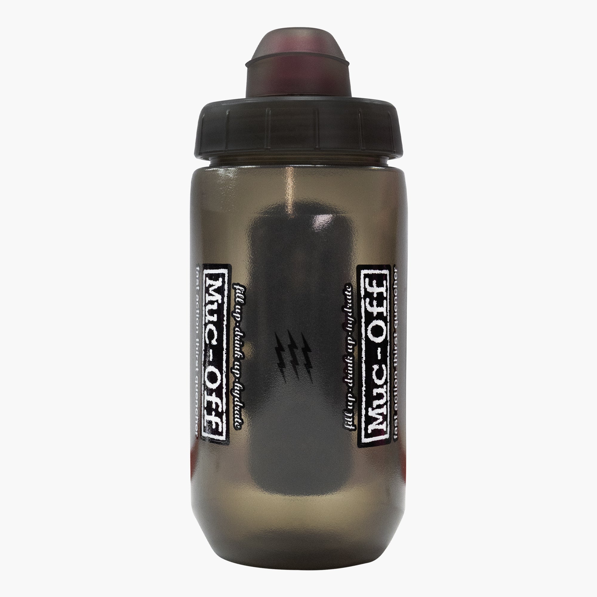 moco Muc-Off x Fidlock Twist Bottle 450ml - Smoked + Bike Base | Muc