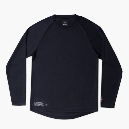 Long Sleeve Mountain Bike Jersey - Black