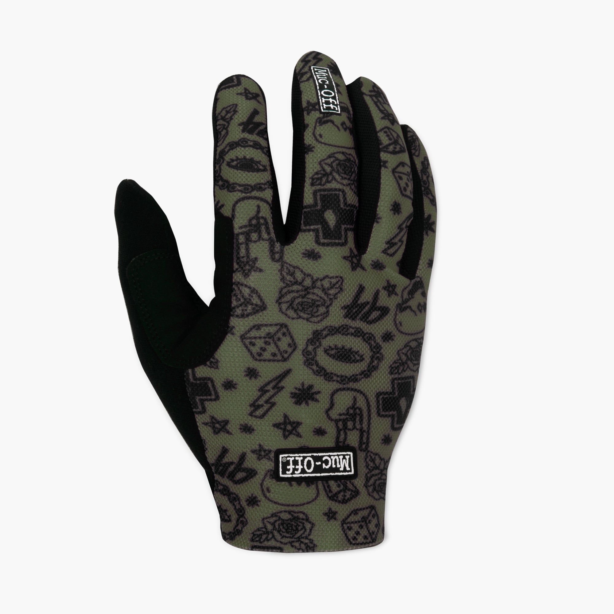 Muc-Off Lightweight Mesh Rider Gloves, Green, XL Muc-Off Lightweight Mesh Rider Gloves, Green, XL