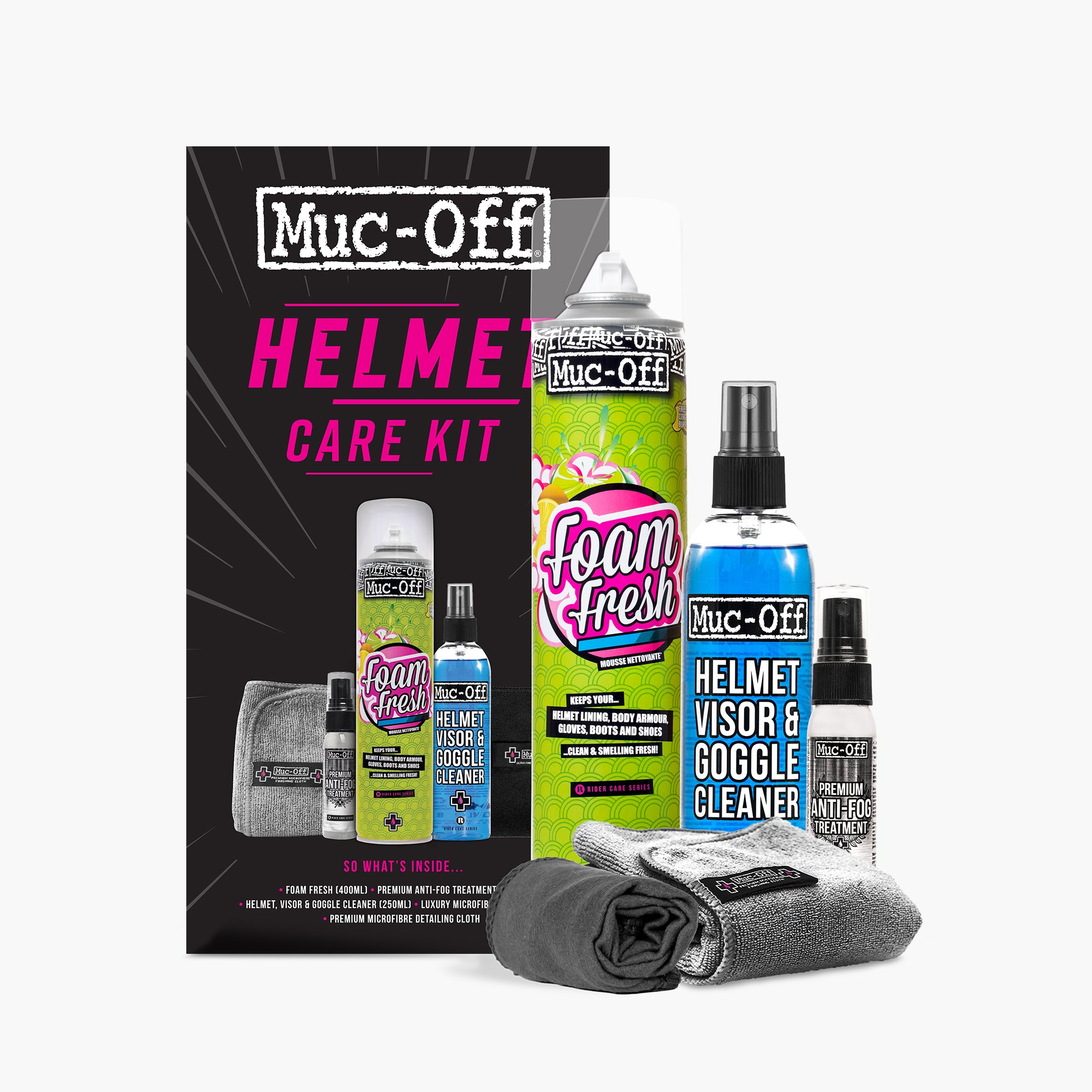 agv helmet cleaner Muc-Off Helmet Care Kit