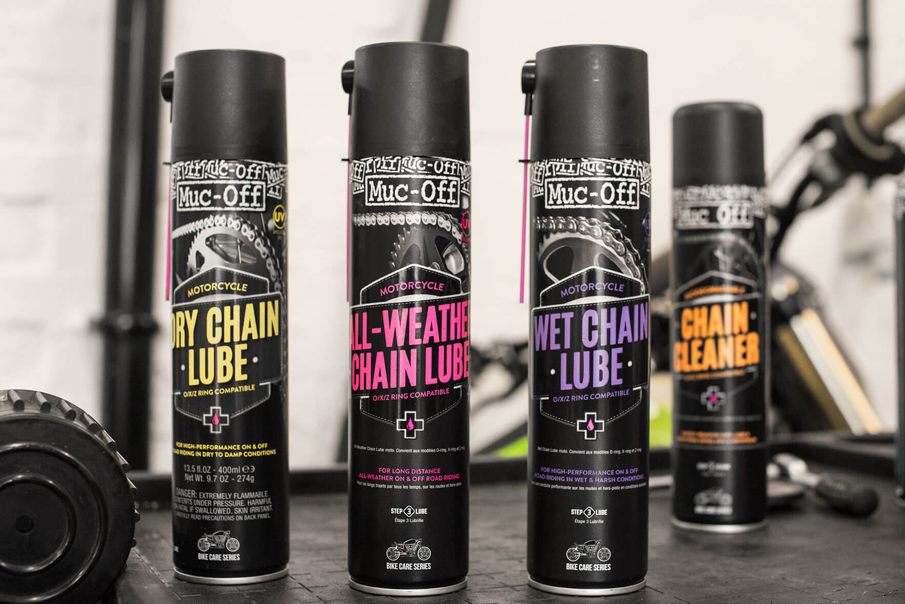 Motorcycle All-Weather Chain Lube - 13.5 fl oz | Muc-Off USA Motorcycle All-Weather Chain Lube - 13.5 fl oz | Muc-Off USA