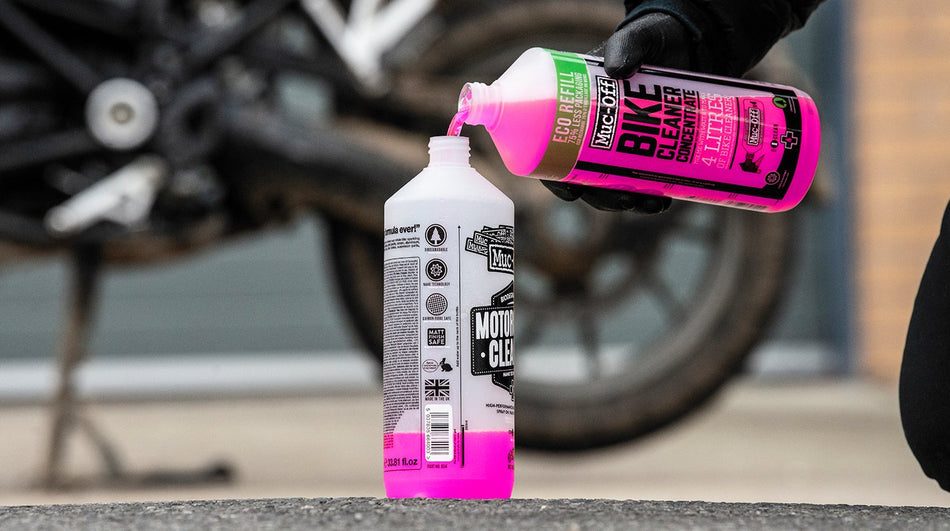 Nano Tech Motorcycle Cleaner 1L + 1L Concentrate Refill by Muc-Off -  MOG005US