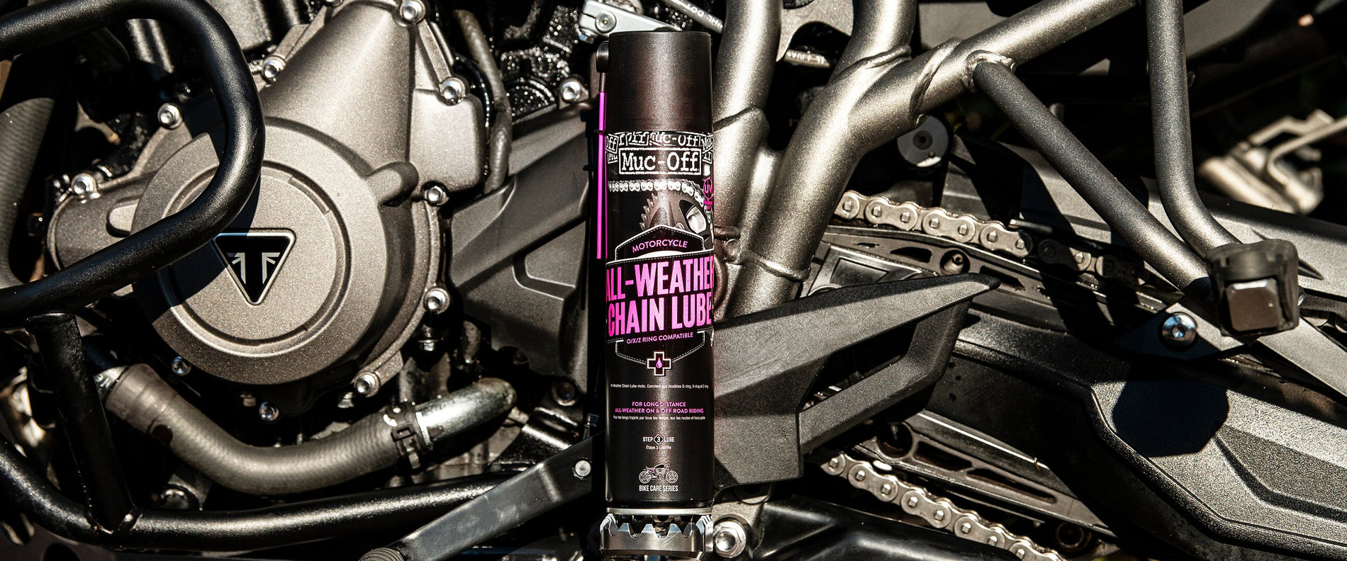 Motorcycle All-Weather Chain Lube - 13.5 fl oz | Muc-Off USA Motorcycle All-Weather Chain Lube - 13.5 fl oz | Muc-Off USA