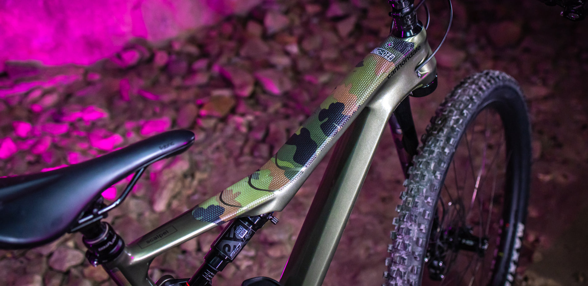 camouflage mountainbike Frame Protection Kit - Camo