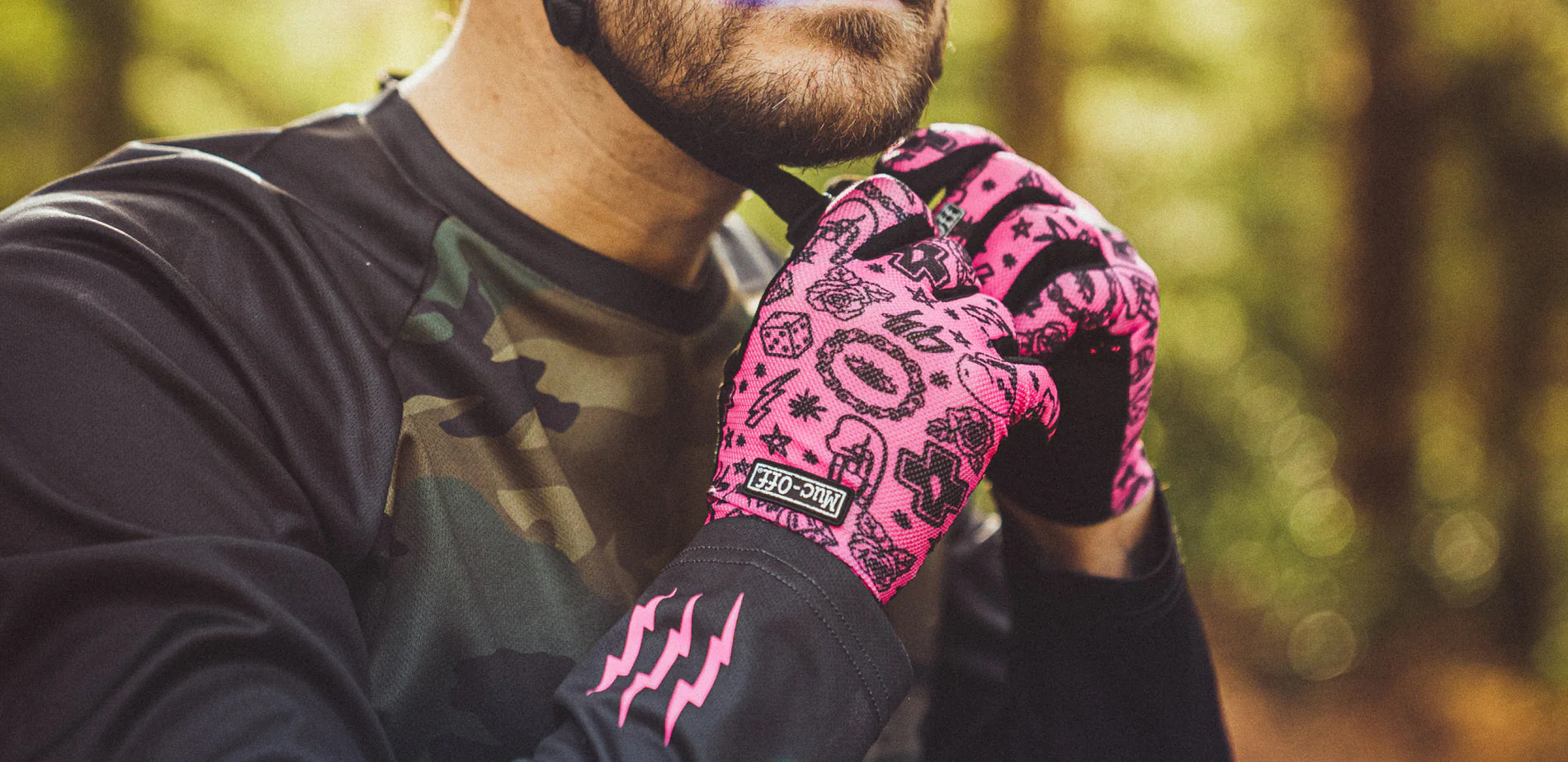 Summer Lightweight Mesh Rider Gloves - Pink