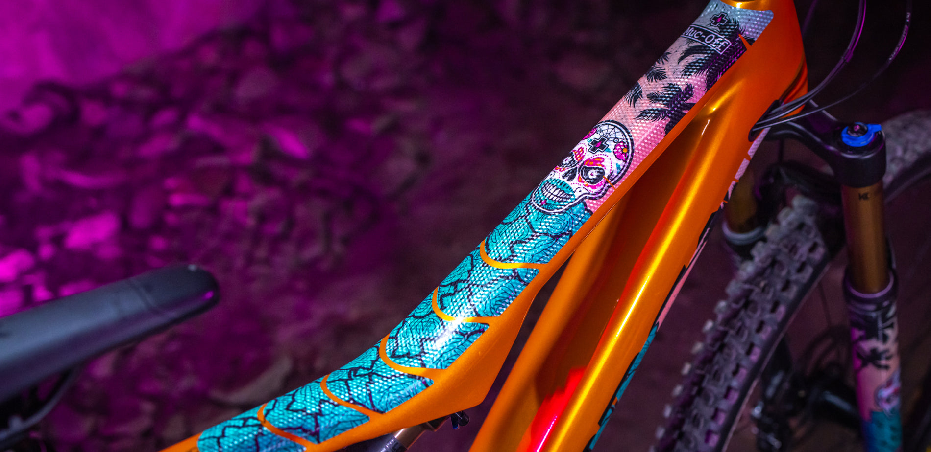 Muc-Off Fork Protection Kit - Day Of The Shred Per MTB E Mountain Bike - Foto 8