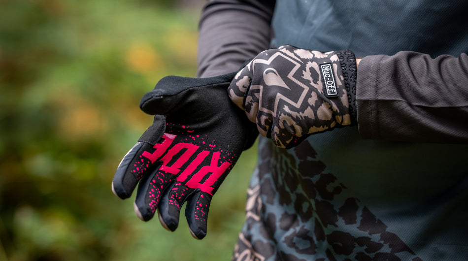 Rider Gloves Grey Technical Apparel Muc Off USA