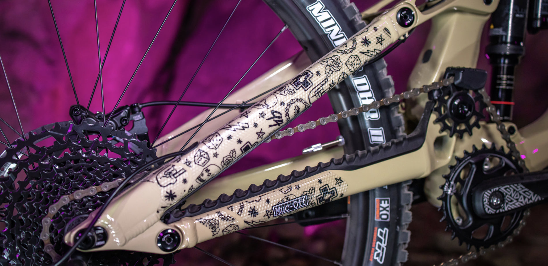 Chainstay/Seatstay Protection Kit Punk Muc-Off USA