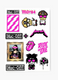 Awesome Sticker Sheet 001