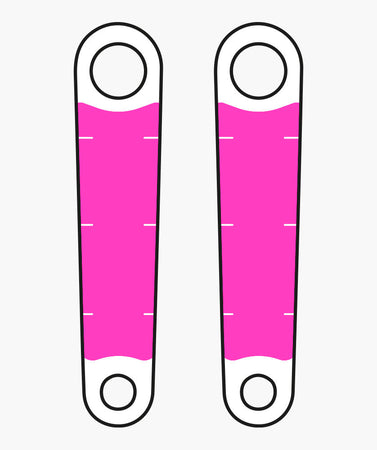 Crank Protection Kit - Clear Matt