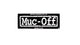 muc-off sticker on white background