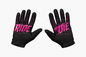 Rider Gloves - Grey/Stone Leopard