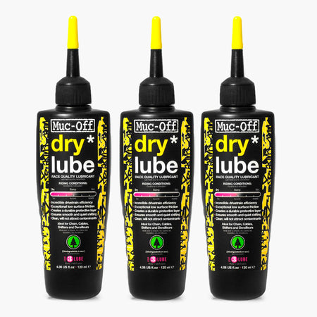 3 lubricantes para clima seco de 120 ml